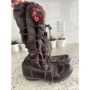 Pajar Canada Tall Brown Winter Boots Size 9–9.5 (EU 40)